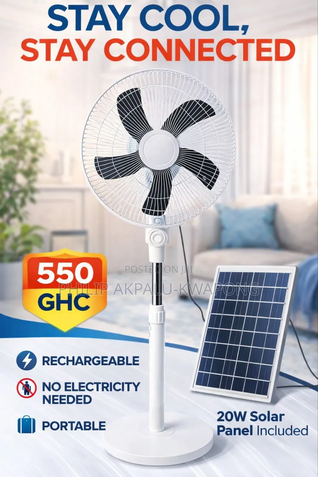 Rechargeable Fan