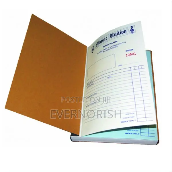 Receipt and Invoice Book Printing