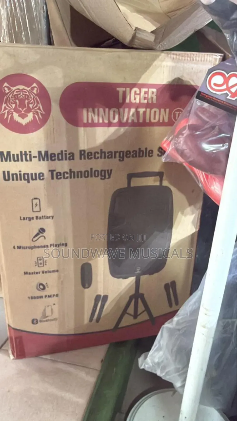 15 Inches Bluetooth Speaker With 4in1 Microphone