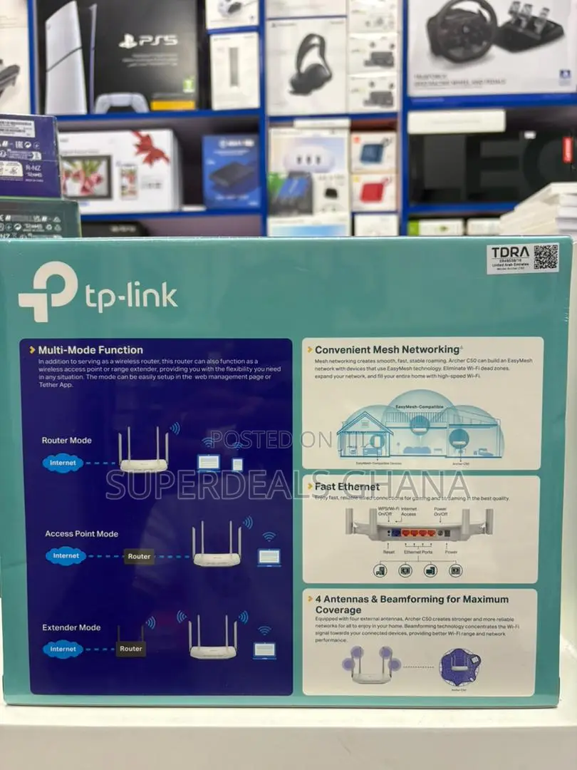 Archer C50 | Ac1200 Wireless Dual Band Router - Tp-link
