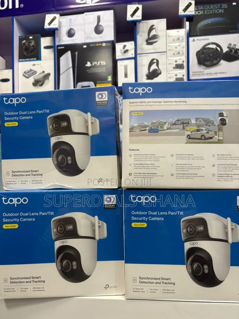 Tapo C545d | Outdoor Dual Lens Security Wi-Fi Camera