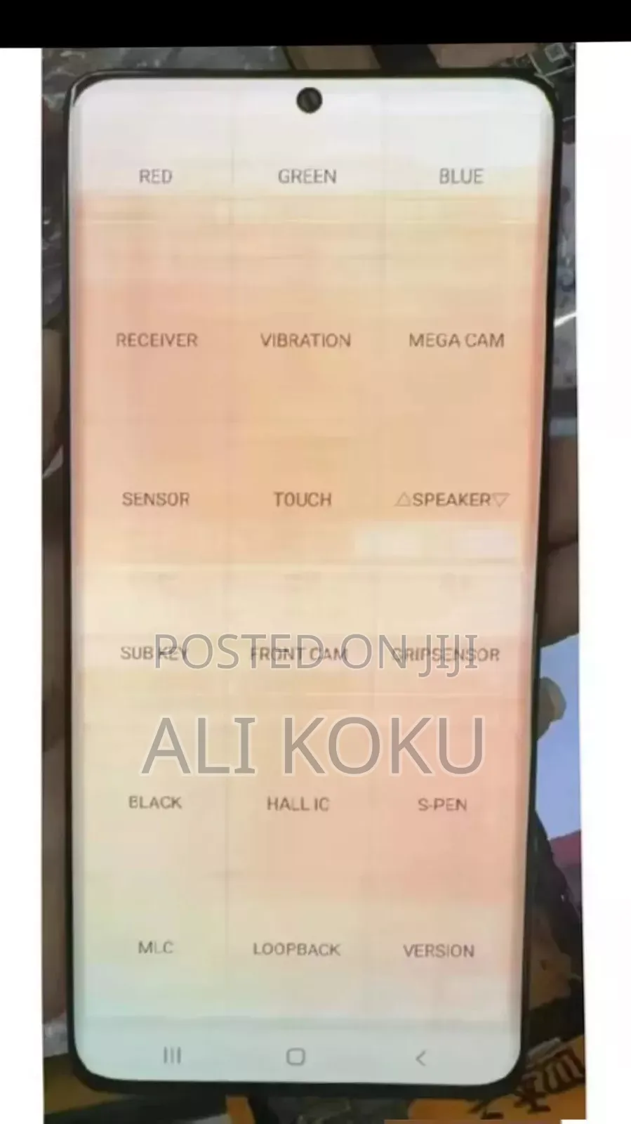 Samsung S21 Ultra Screen, With Small Burn