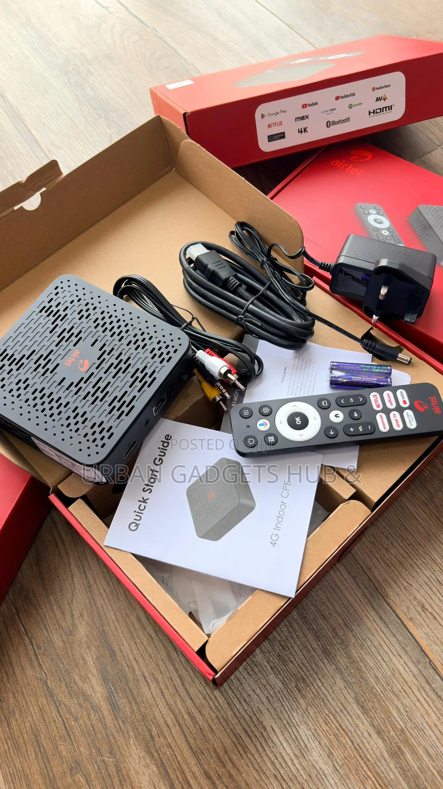 Android Tv Box + Router Combo
