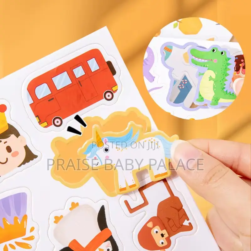 3d Children Stick on Alphabet Book