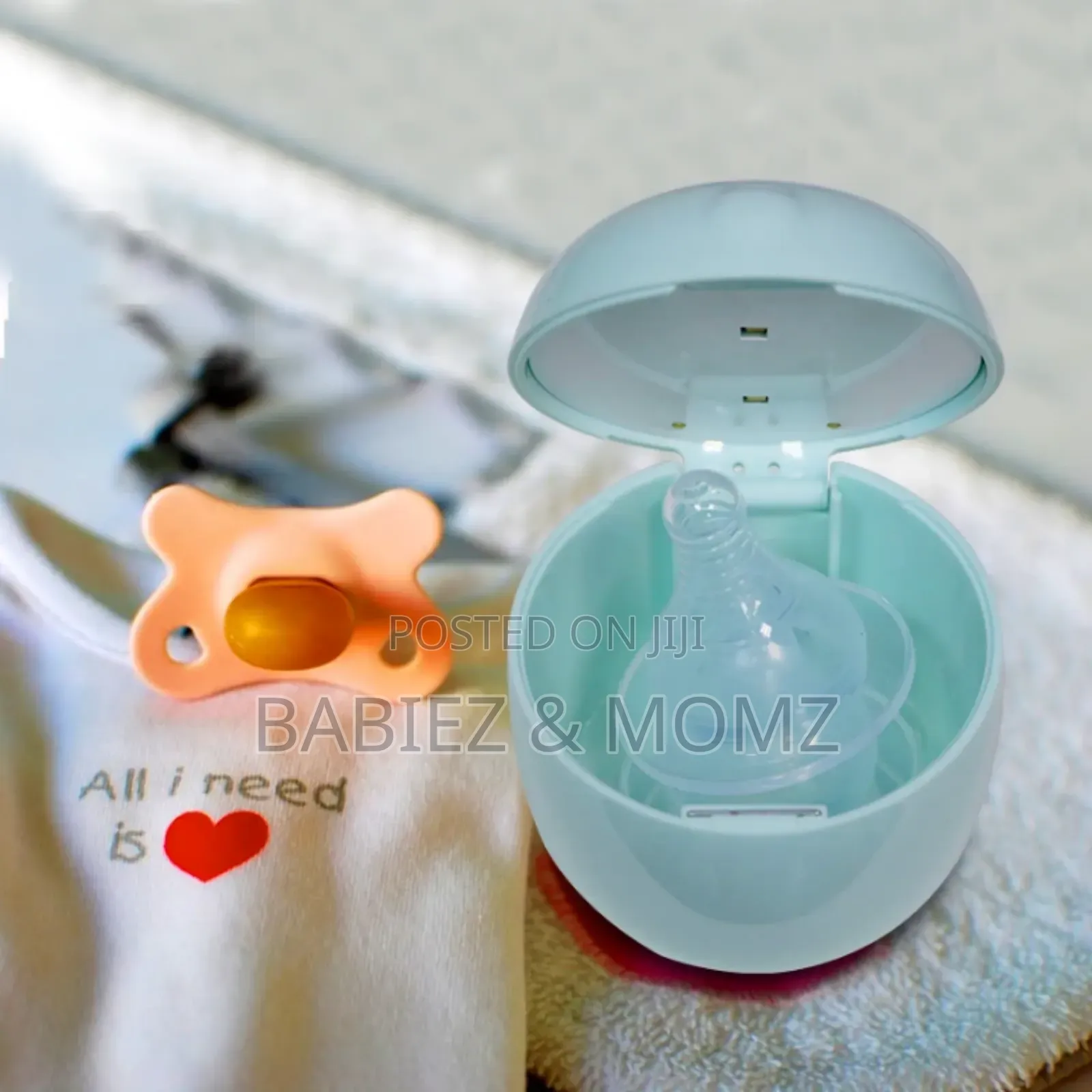 Rechargeable Uv Sterilizer Box; Portable Baby Pacifier Gadgetcleaner