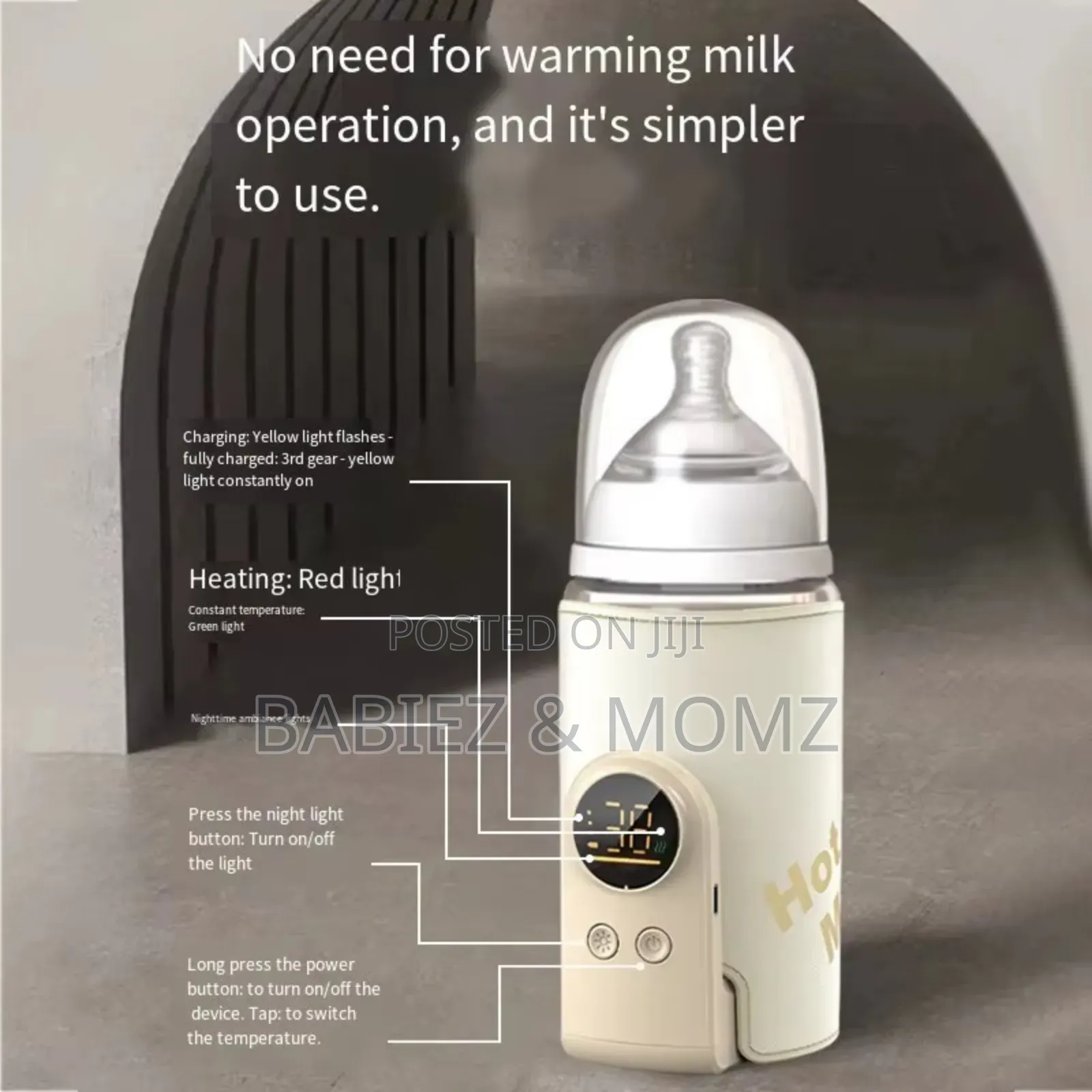 Rechargeable Baby Bottle Warmer – Portable Milk Heater