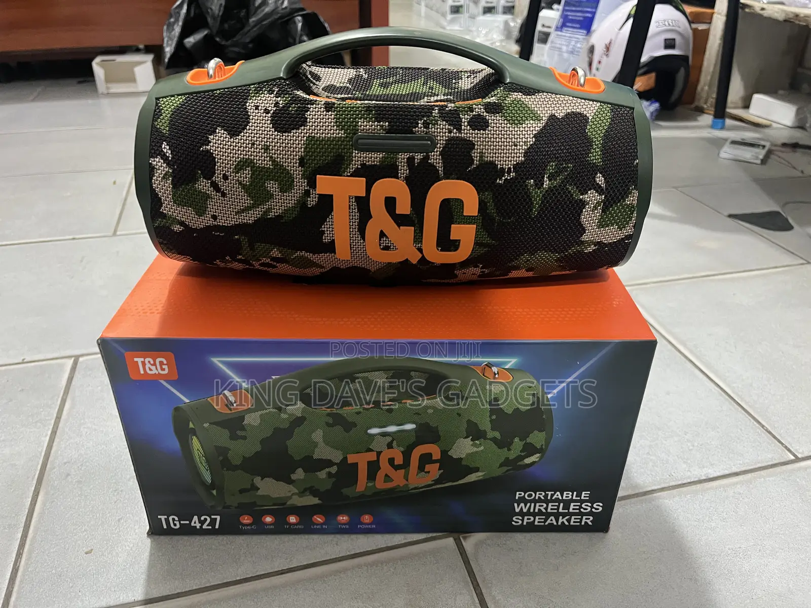 T G Tg-427 Portable Wireless Bluetooth Speaker