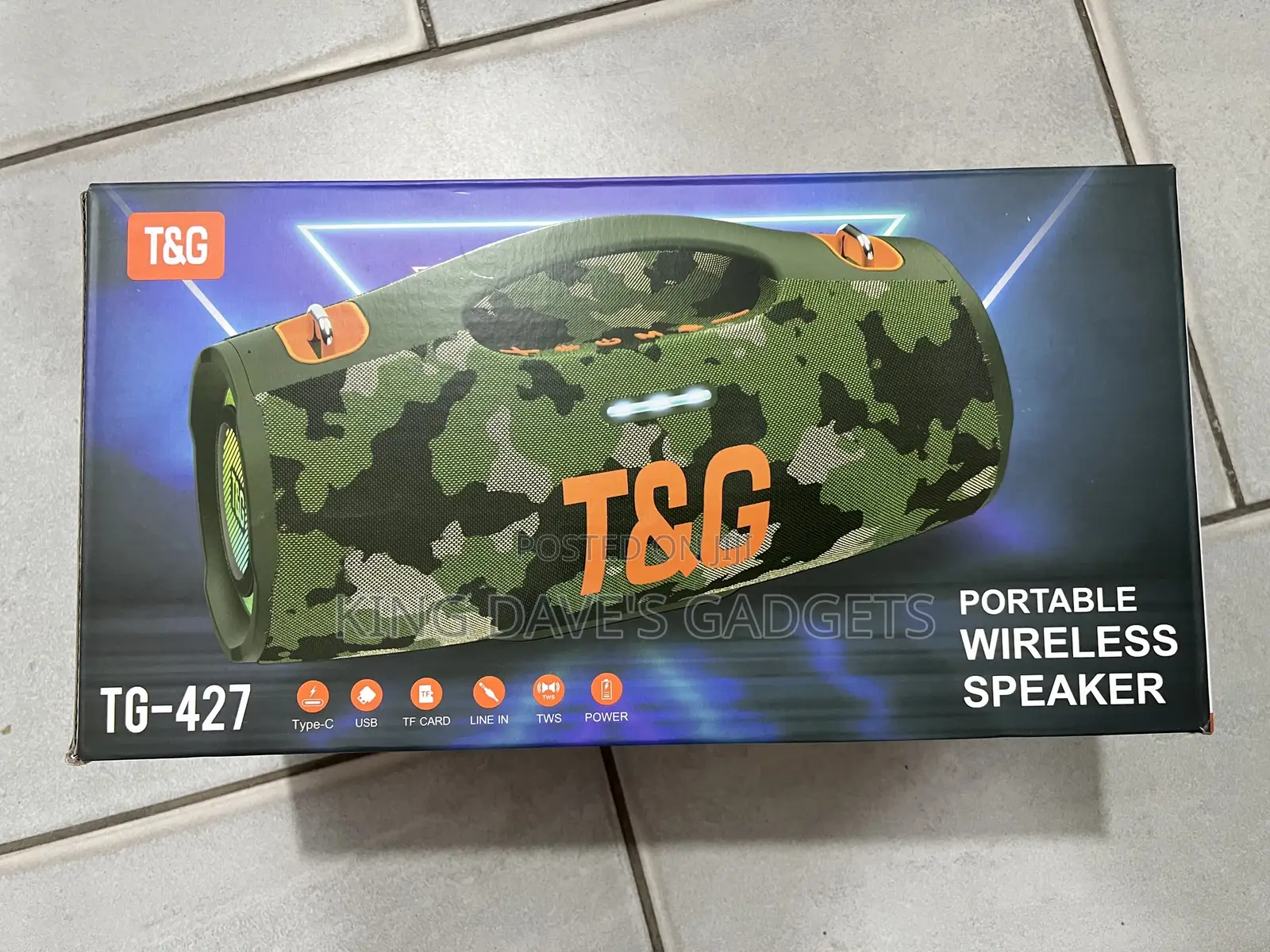 T G Tg-427 Portable Wireless Bluetooth Speaker