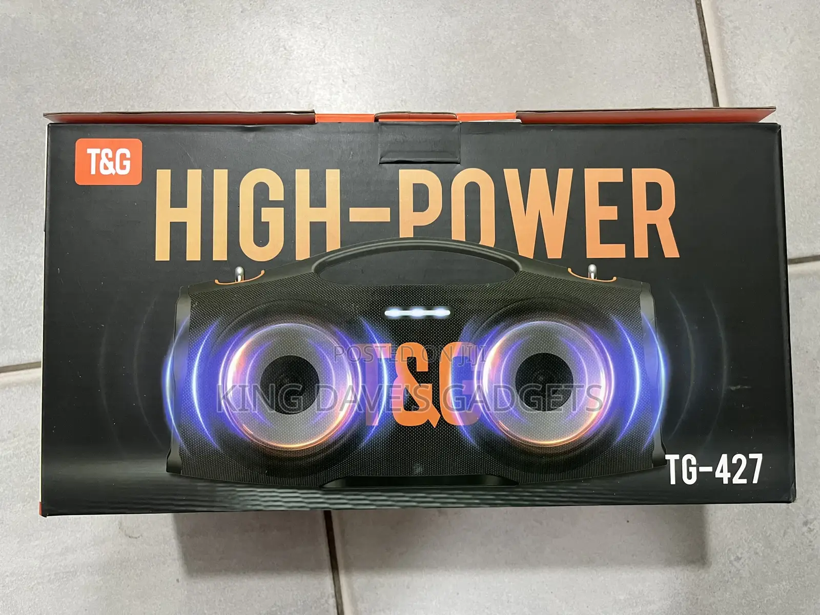 T G Tg-427 Portable Wireless Bluetooth Speaker