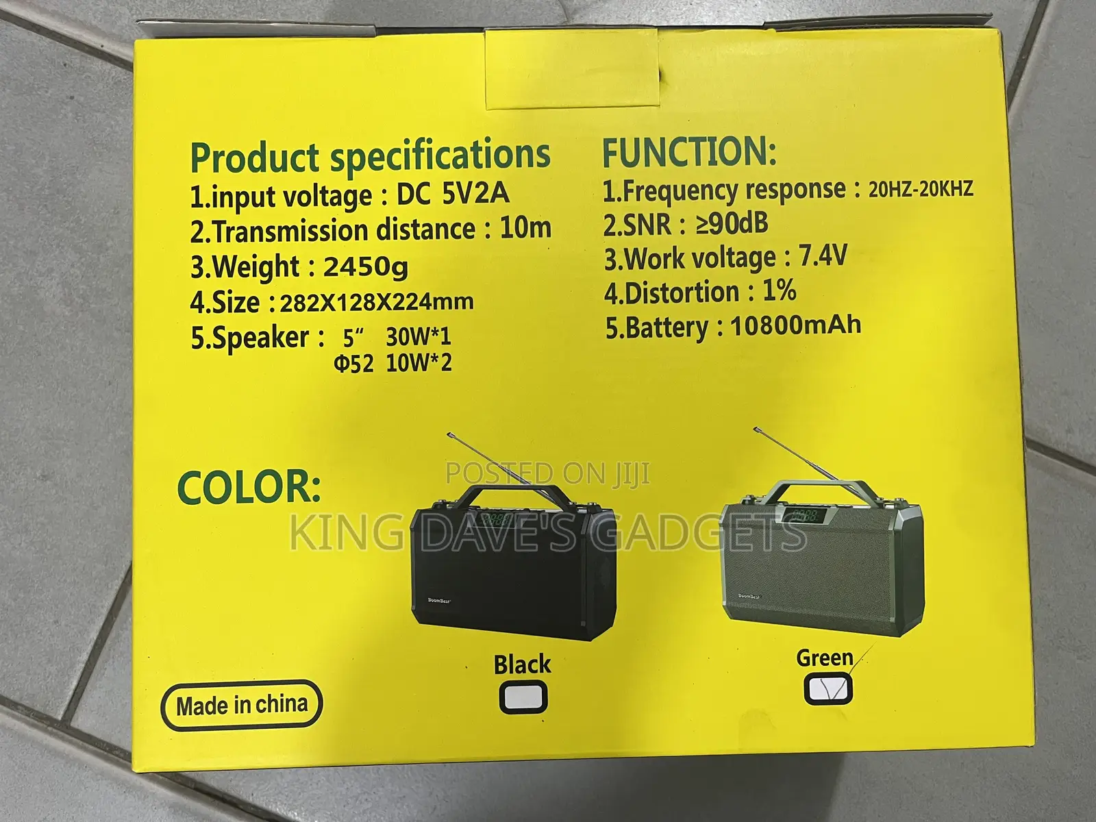 Boombest Ln-5216bt Wireless Speaker