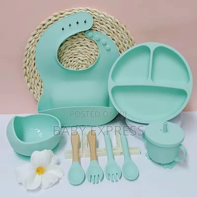 New Silicone Baby Feeding Set