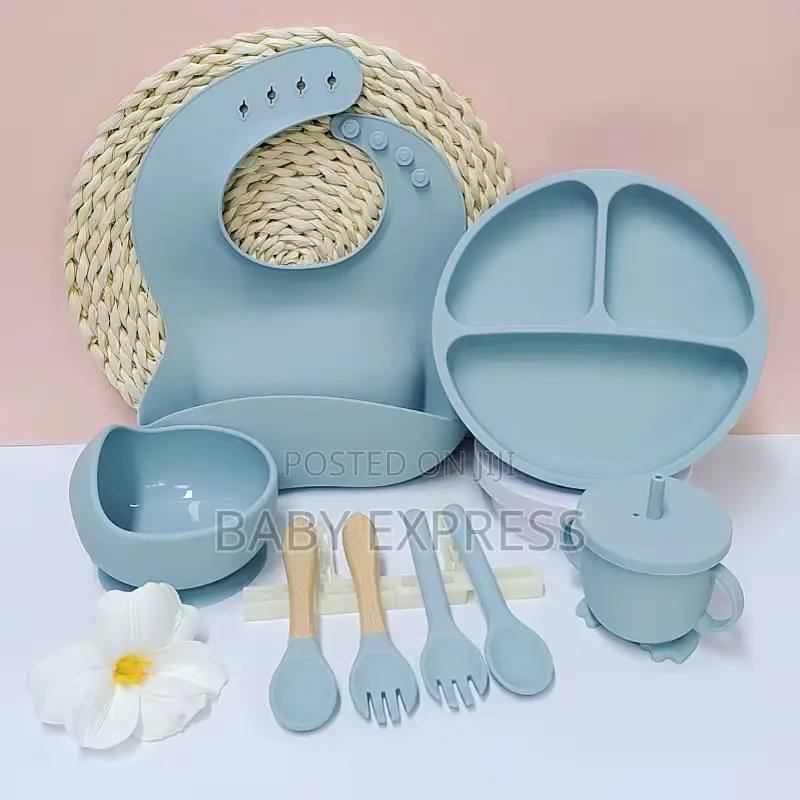 New Silicone Baby Feeding Set