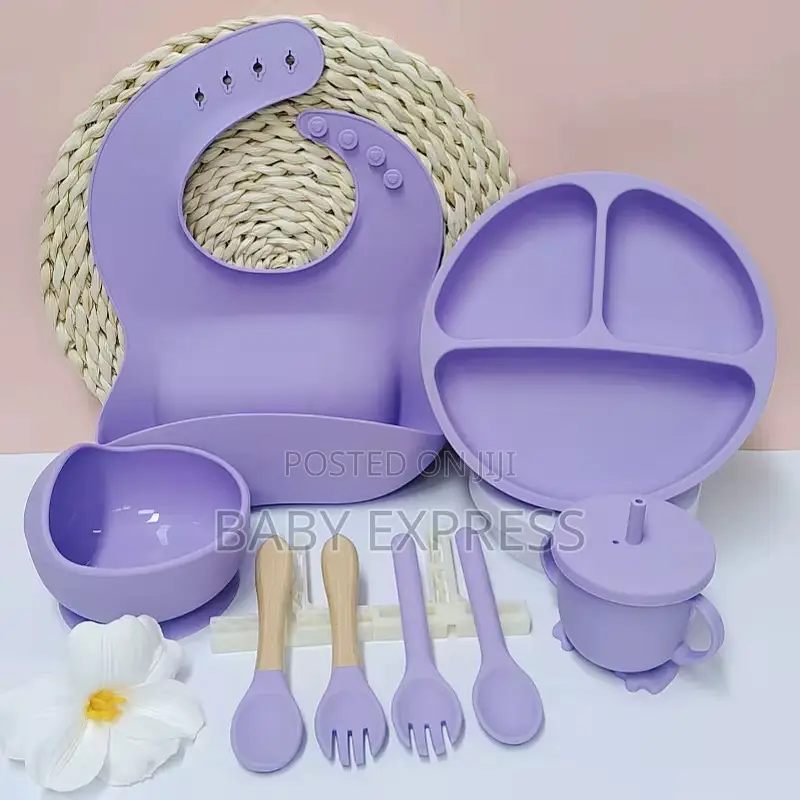 New Silicone Baby Feeding Set