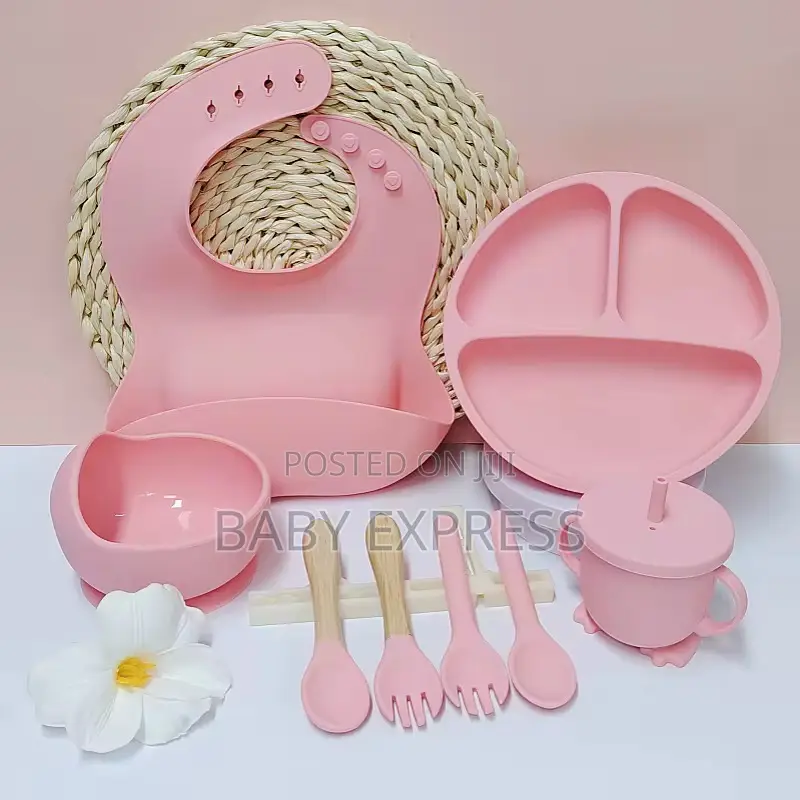 New Silicone Baby Feeding Set