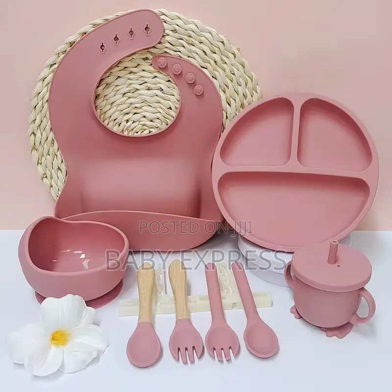 New Silicone Baby Feeding Set