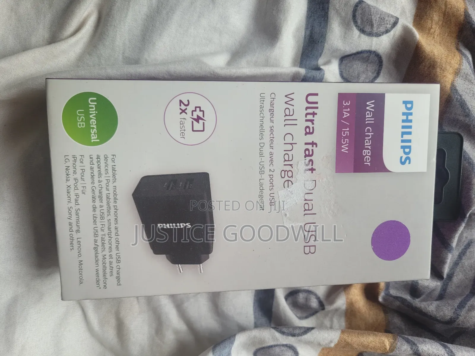 Philips Dual Usb Ultra Fast Charger