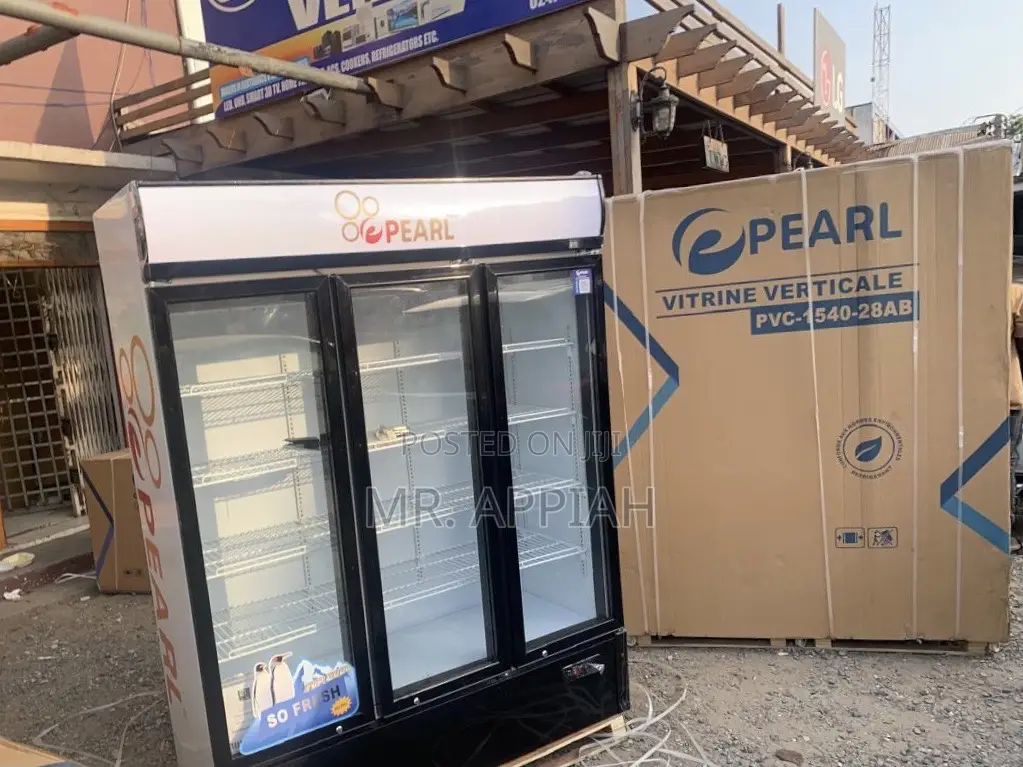 Shop Original Pearl 3 Door Electric Beverage Cooler(950liters) 