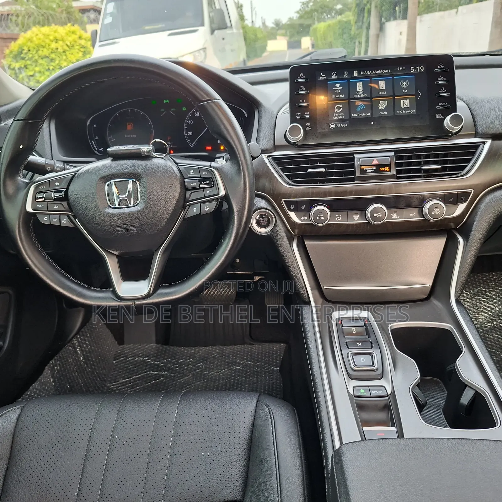 Honda Accord Sport (2.0L 4cyl Turbo 10A) 2019 Silver