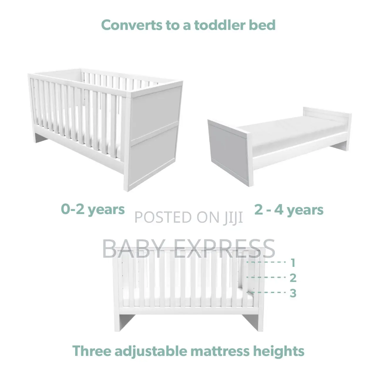 Convertible Baby Cot To Toddler Bed – Strong, Clean Affordable