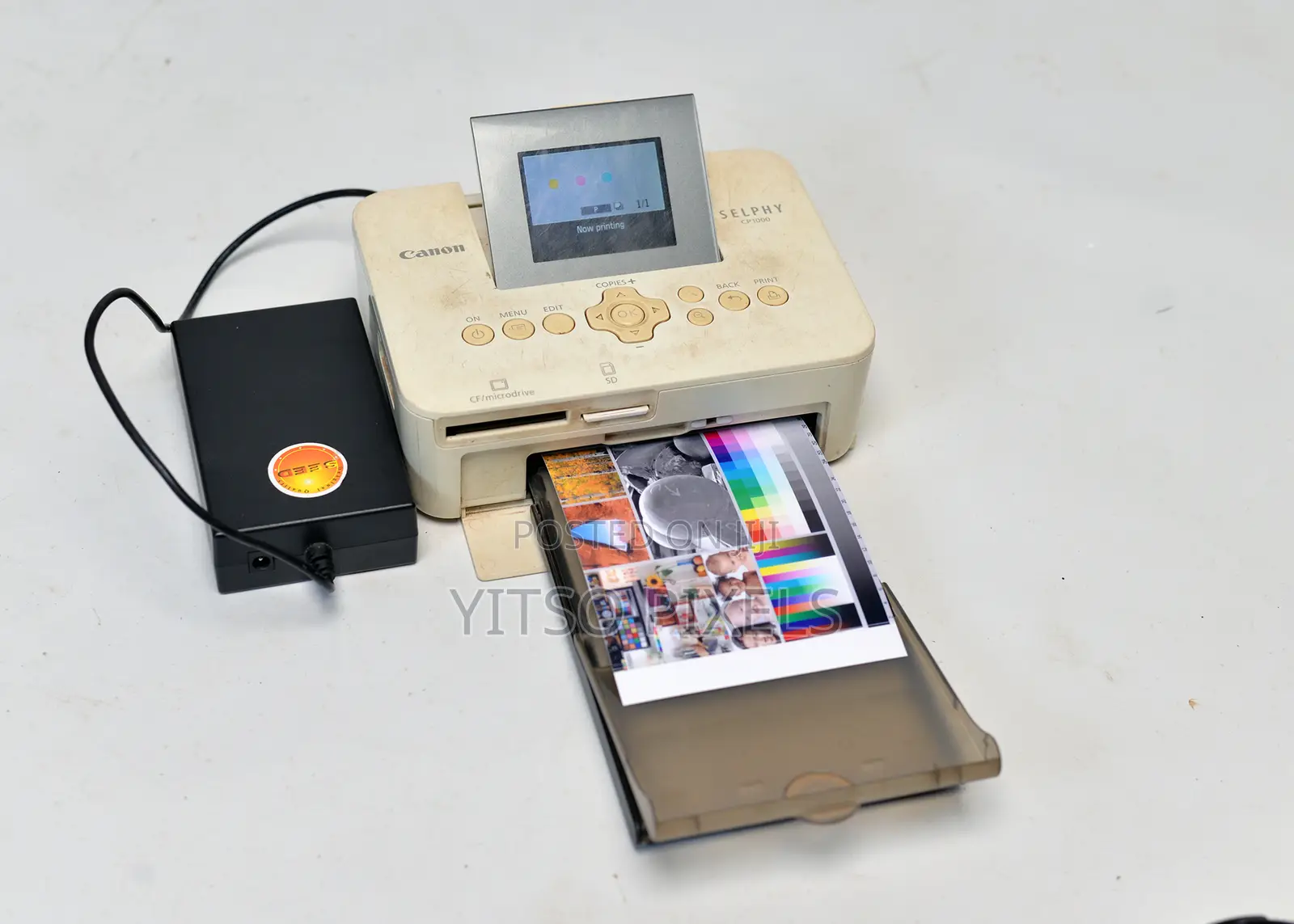 Canon Selphy Cp1000 Compact Photo Printer + External Power Pack