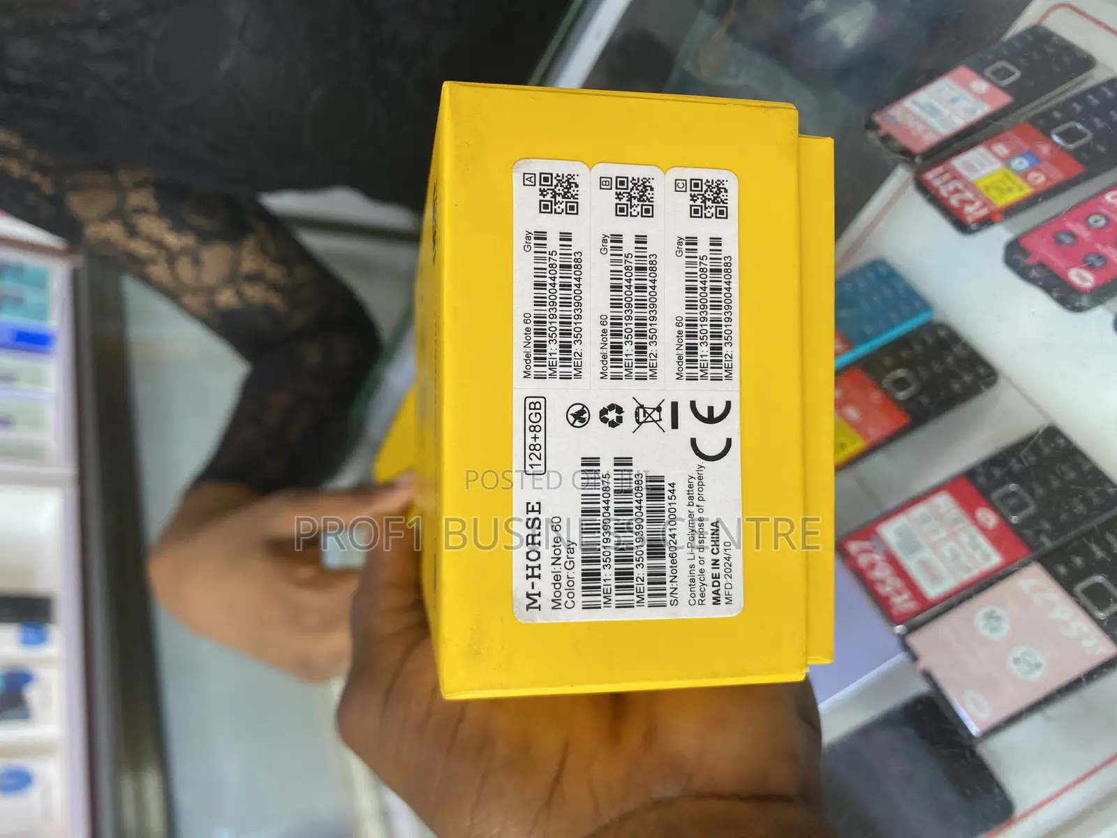 New Mobile Phone 128 GB Black