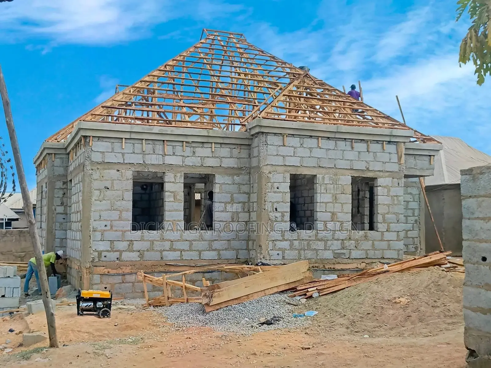 Neat Woodwork + Expert Roofing Sheet Installation