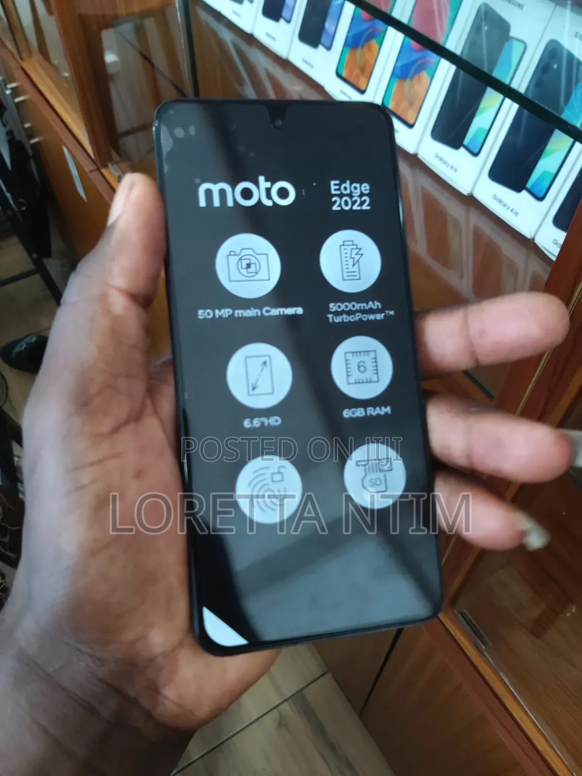 Motorola Edge (2022) 128 GB Black