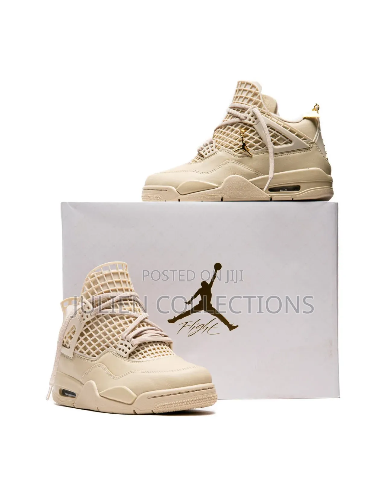 Jordan 4 Net Rattan Matalic Gold