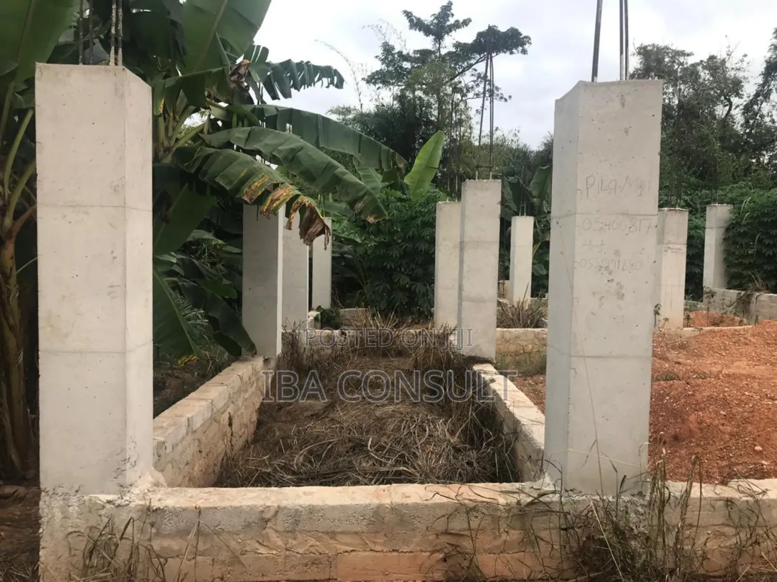 Land With 3 Bedrooms Footings for Sale at Santase Darko