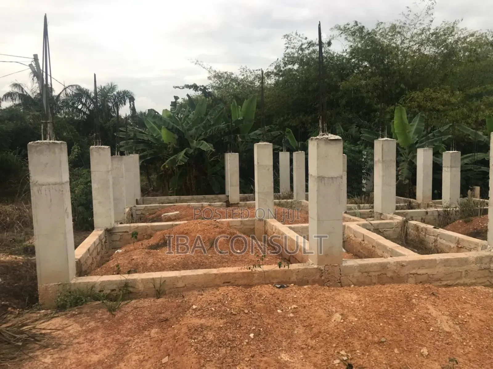 Land With 3 Bedrooms Footings for Sale at Santase Darko