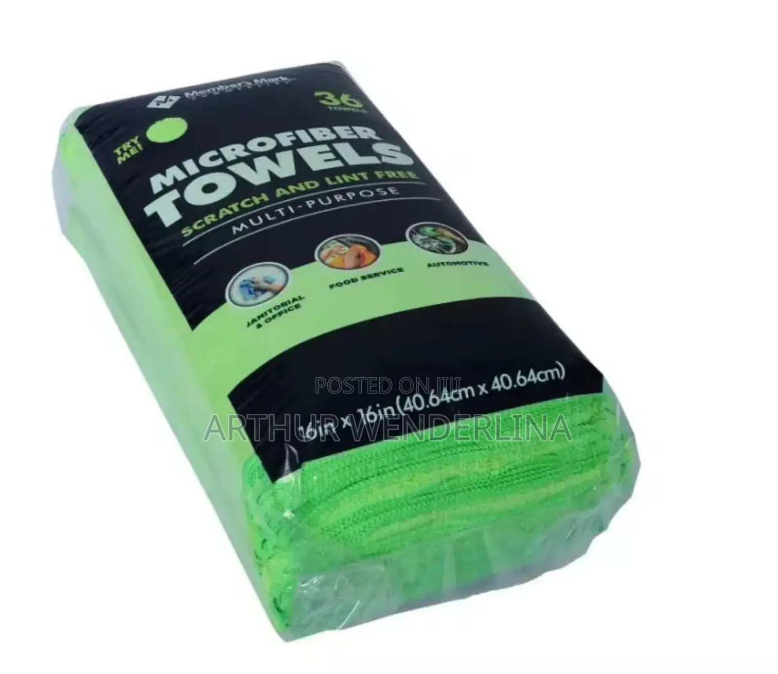 36 Pieces Microfiber Towels in Colours