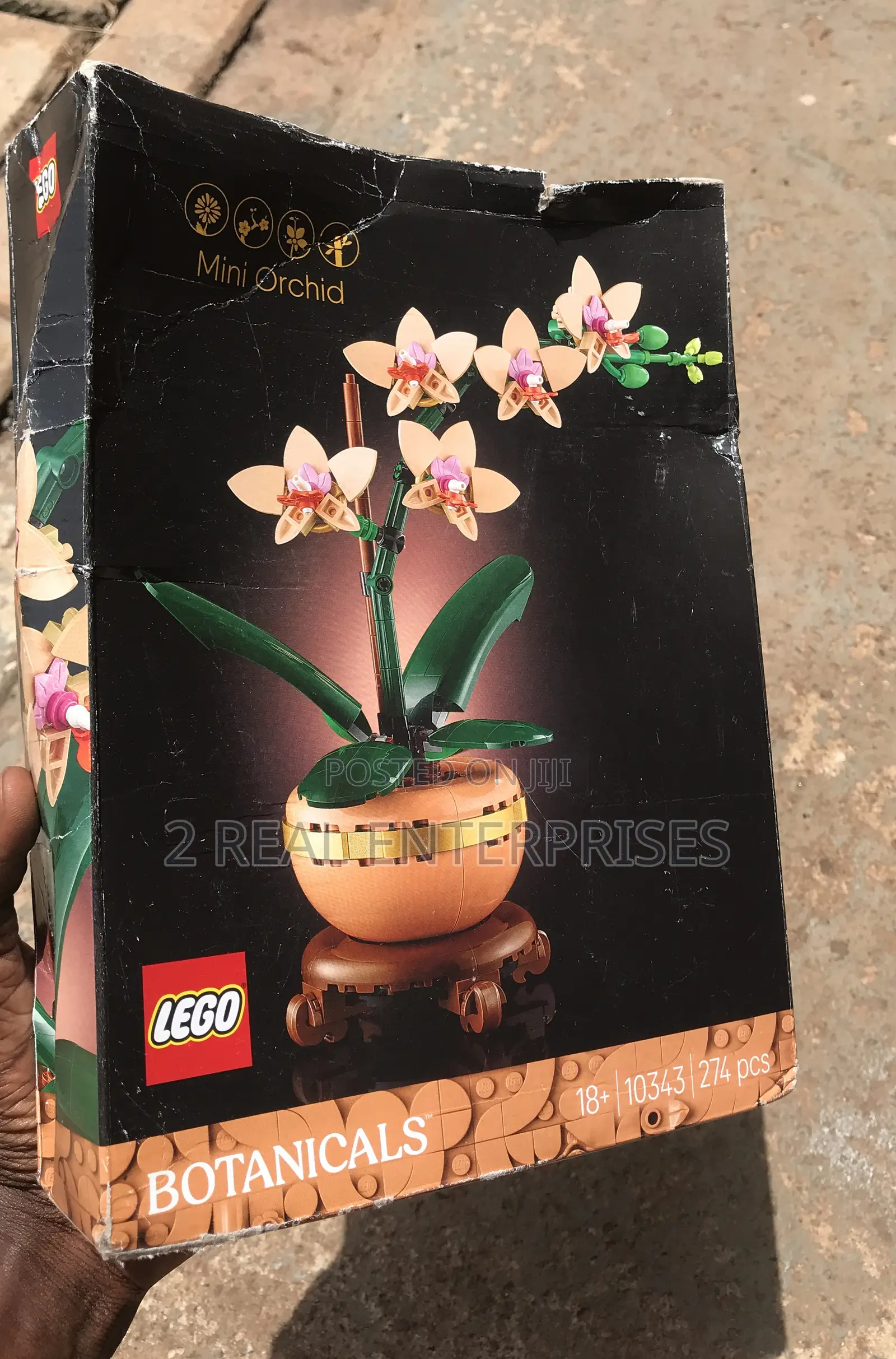 Original Lego 10343 Botanicals Mini Orchid 274 PCS Sealed