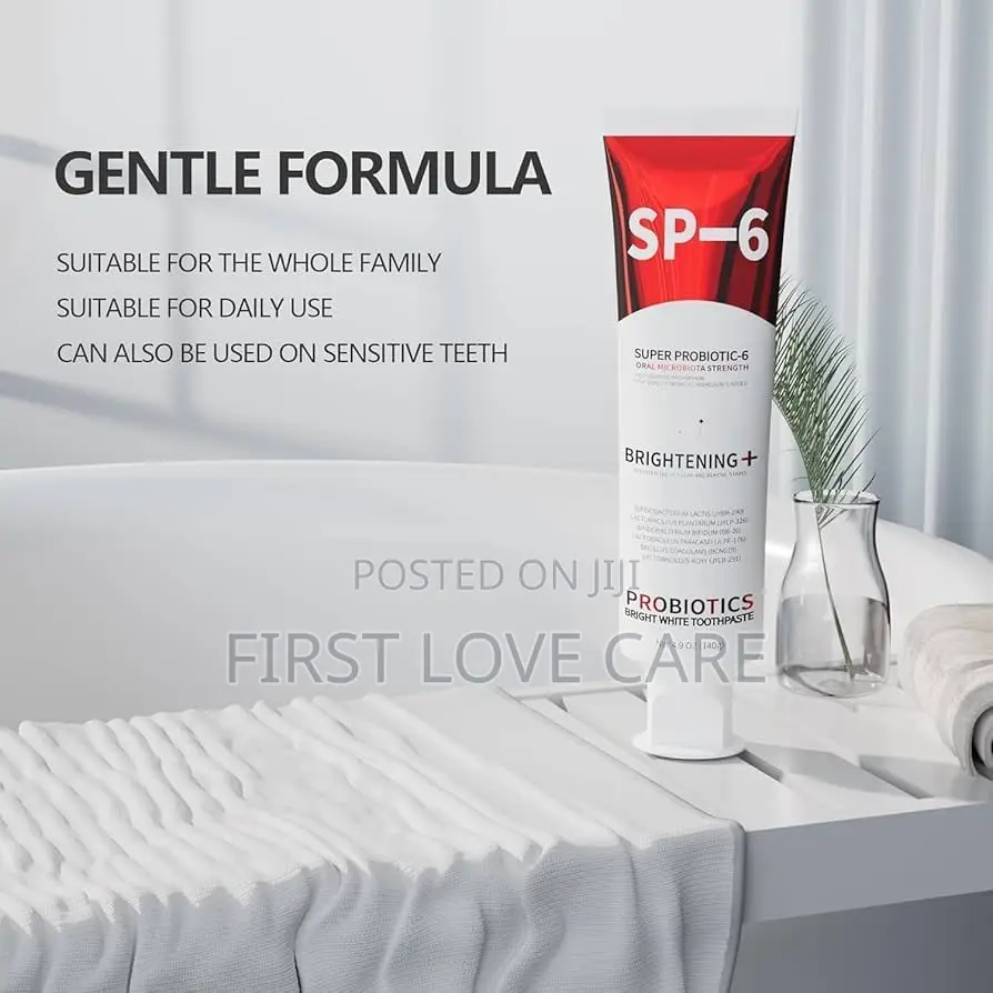 Sp-6 Probiotic Whitening Toothpaste -Enhanced Formula With 6 Probiotic