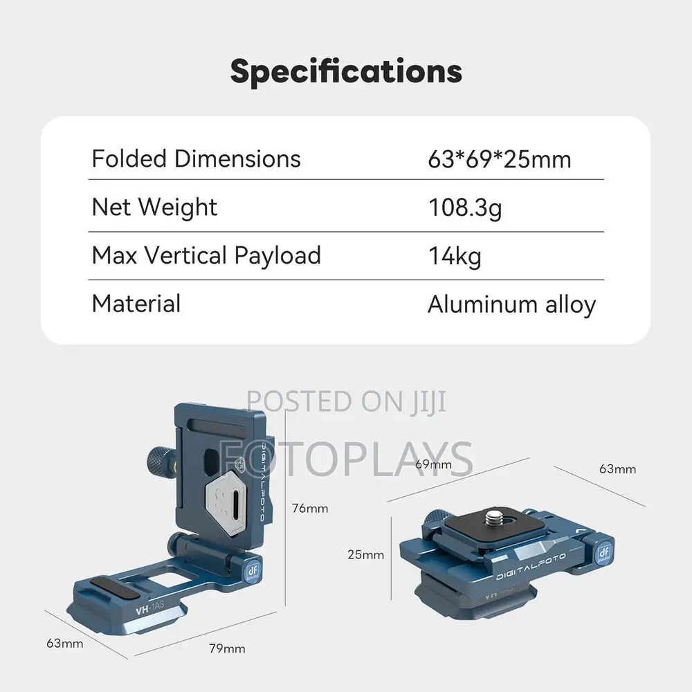 Digitalfoto Solution Limited Foldable L-Bracket and Baseplate