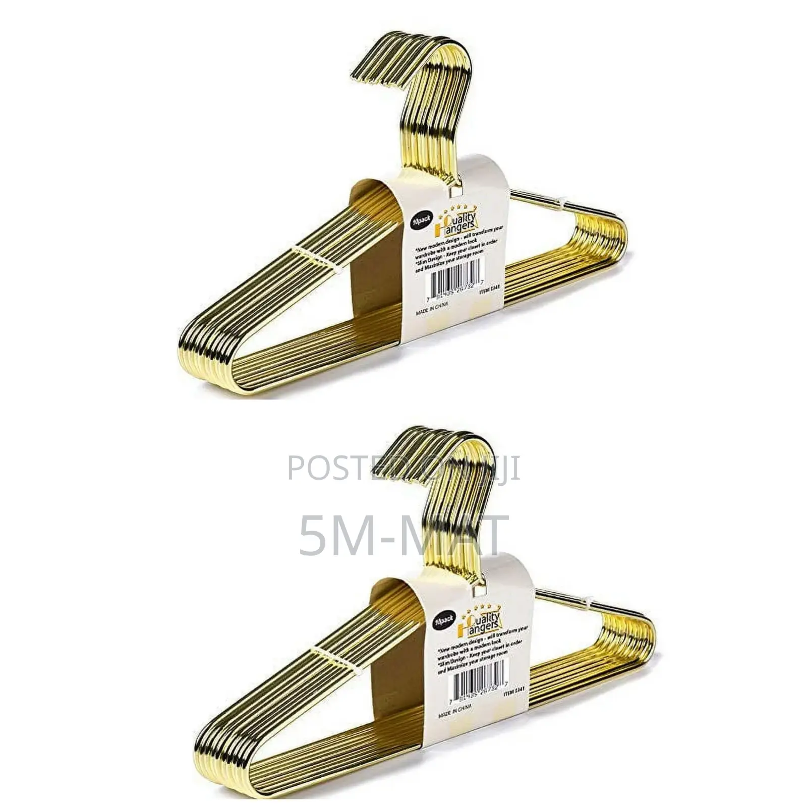 Gold Metal Hangers Clothes Rack Alloy Anti-Slip Traceless Drying Rack