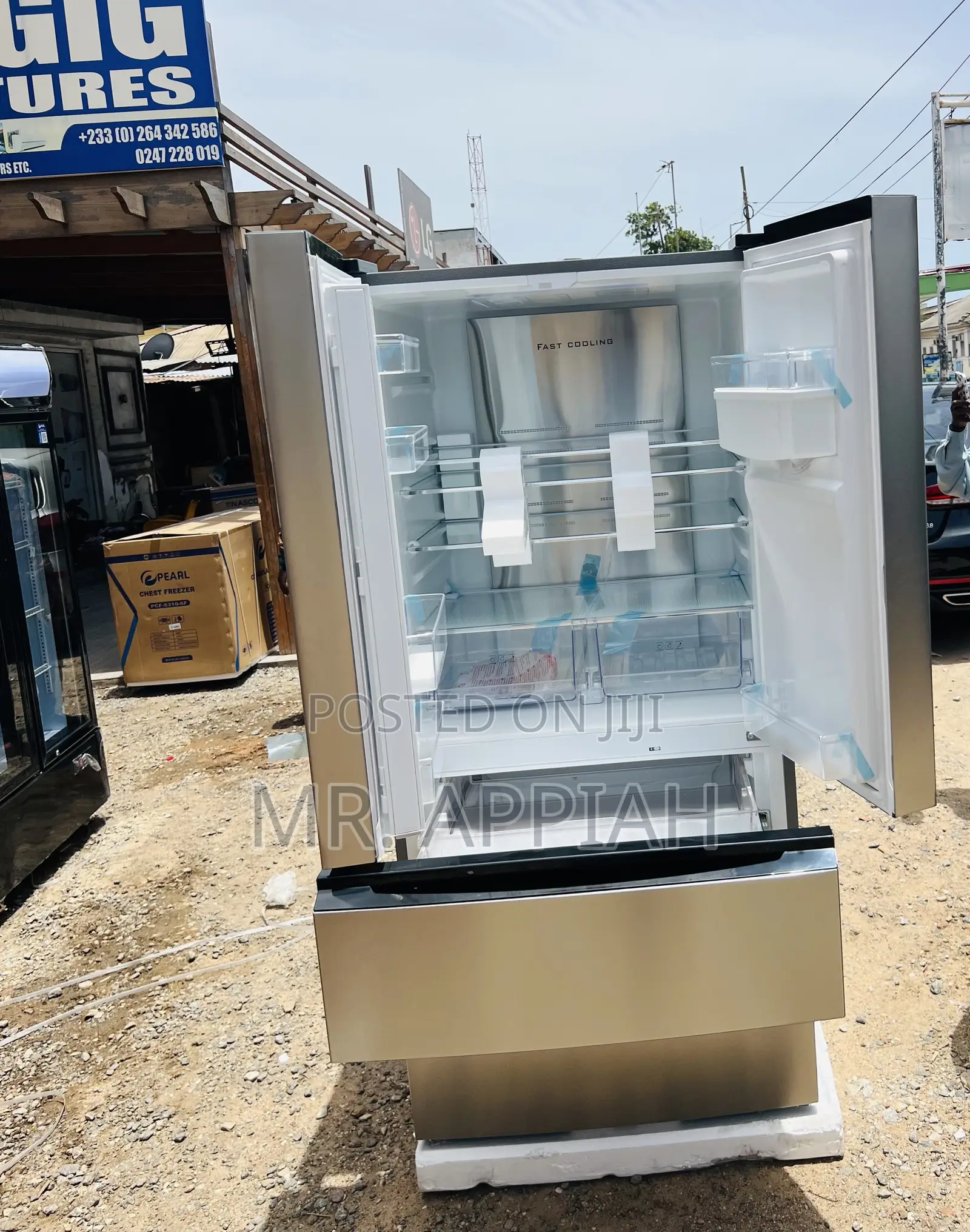 Extremely Cooling Pearl 531l Electric Refrigerator,Pf-702mdixwd-2bgray