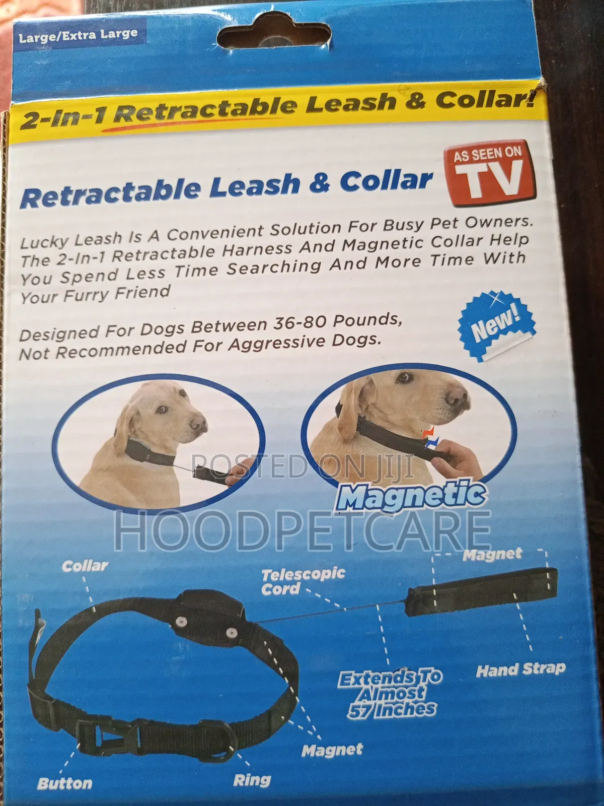 2 in 1 Retractable Leash and Collar