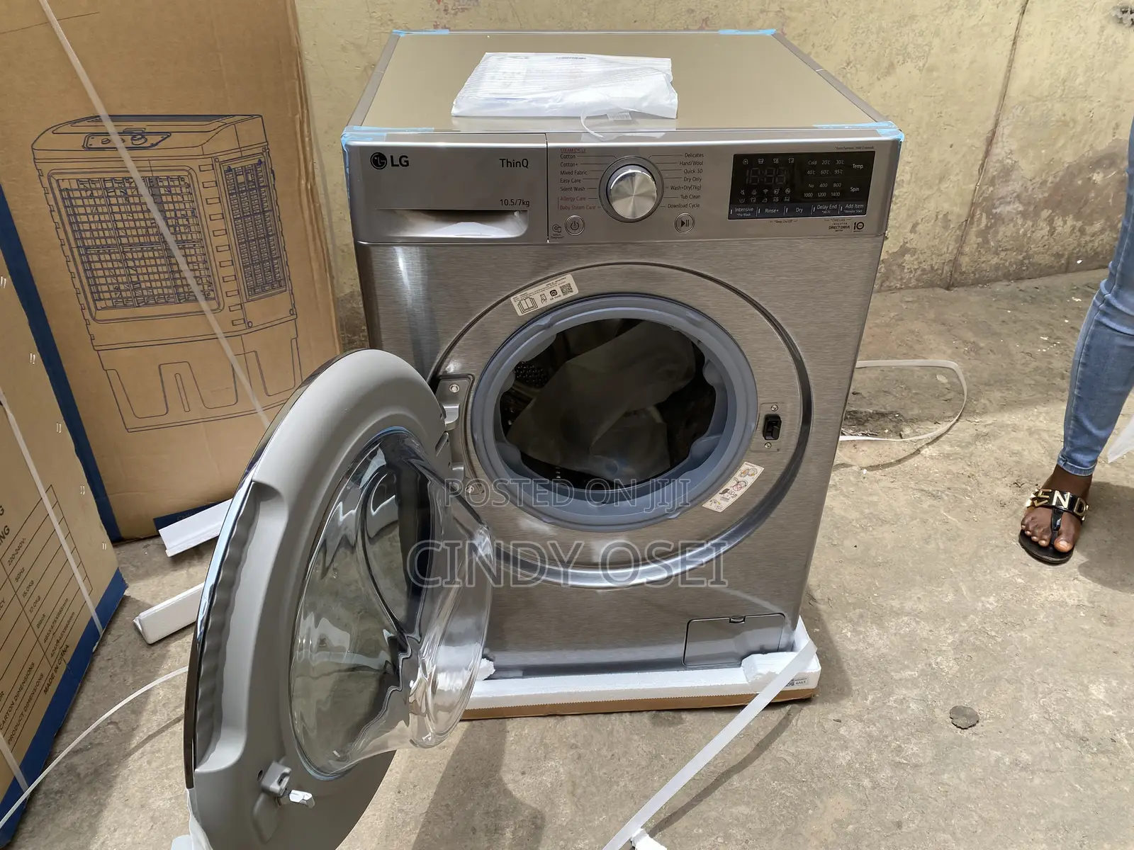 Lg 10.5kg/7kg Frontload Washing Machine Fully Automatic