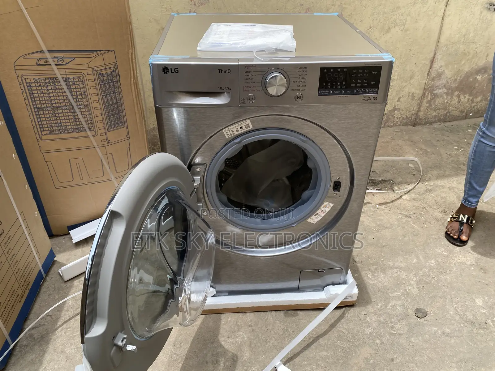 Lg 10.5kg/7kg Frontload Washing Machine Fully Automatic
