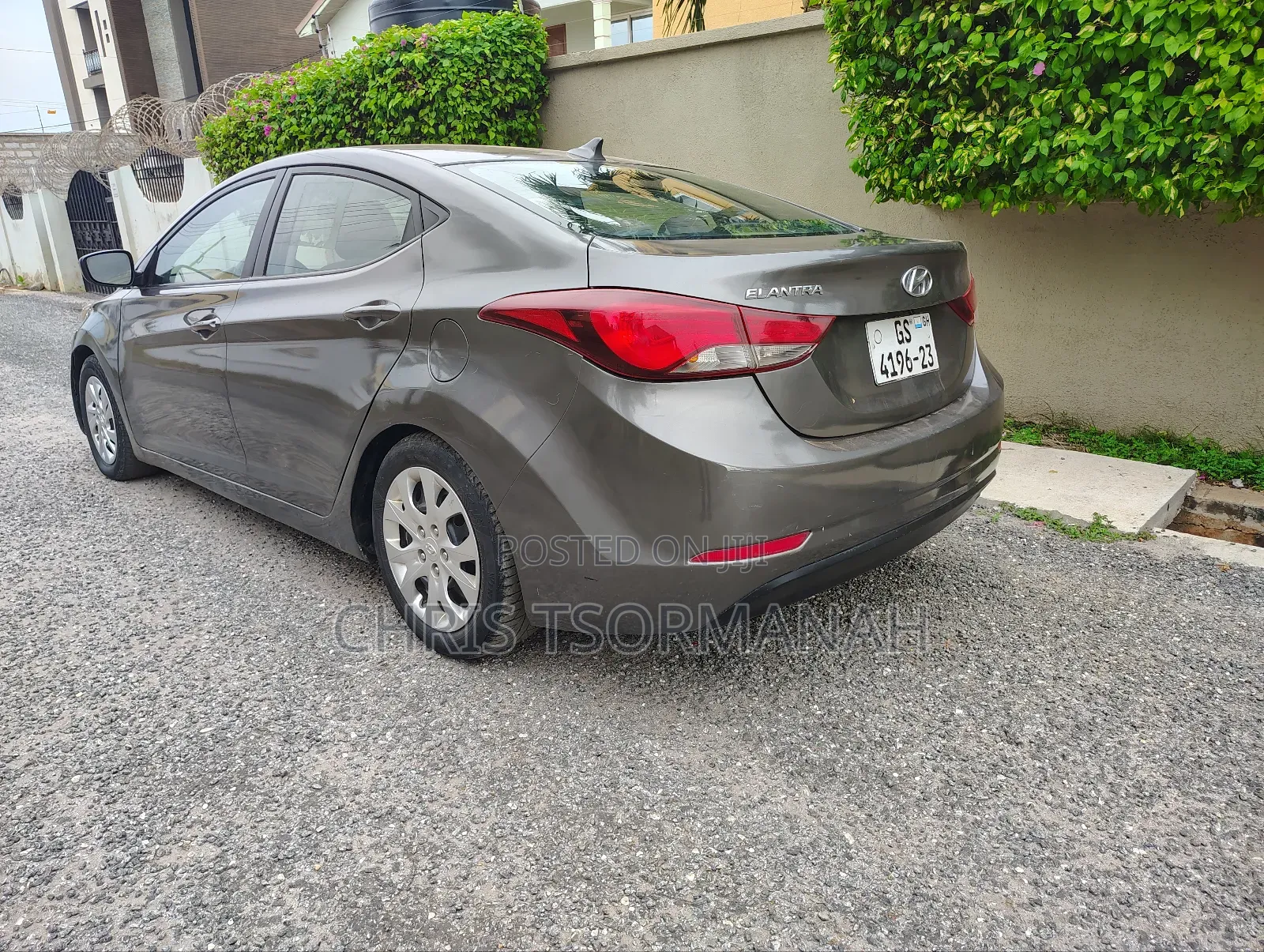 Hyundai Elantra Limited 4dr Sedan (1.8L 4cyl 6A) 2014 Gray