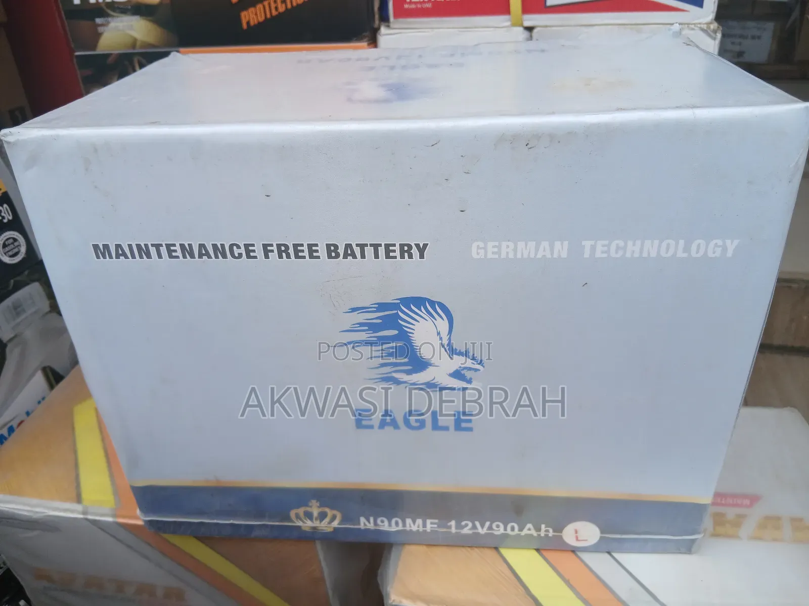 Original Eagle Batteries for All Cars Available in All Plate