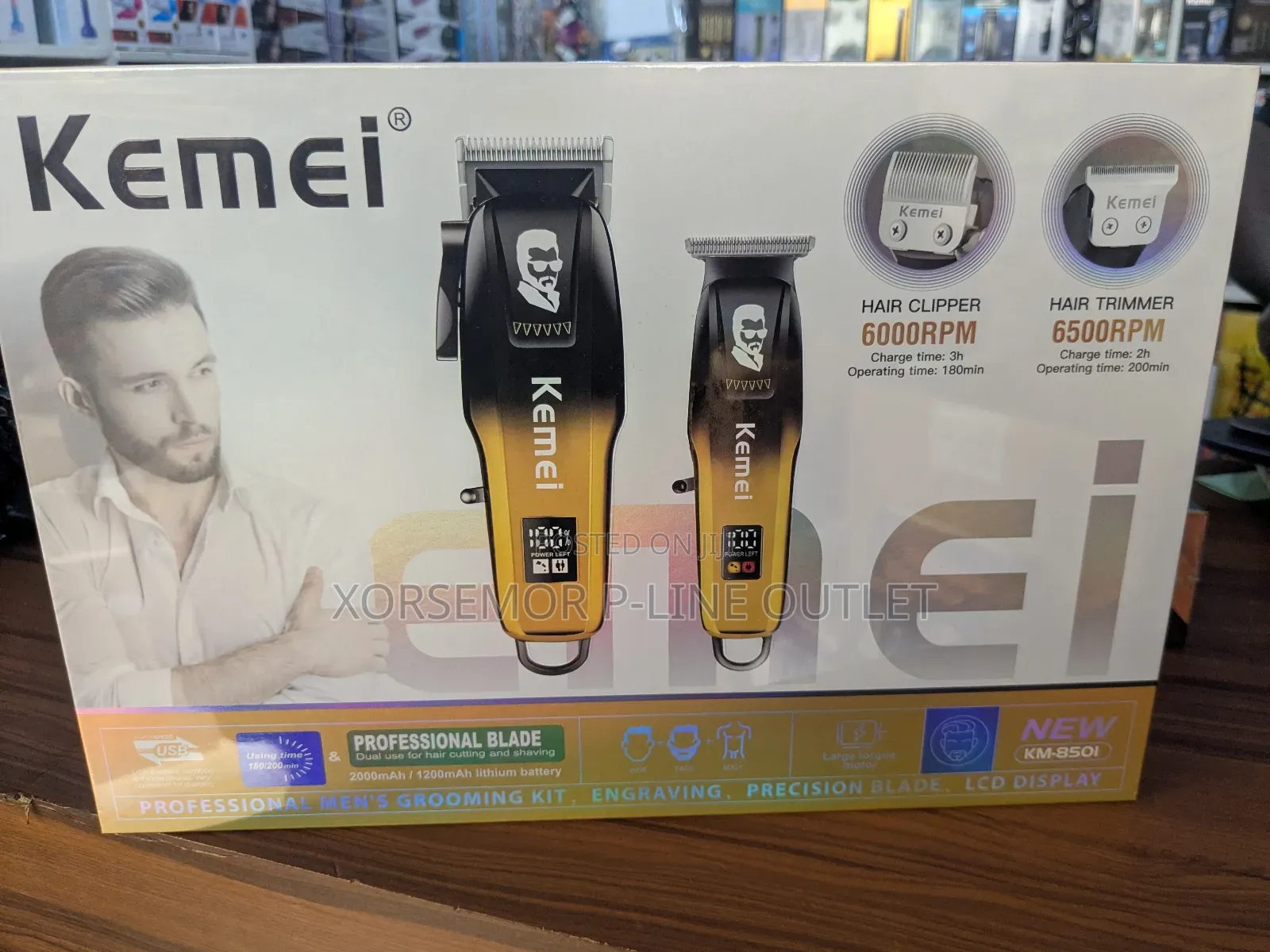 2 in 1 Chargeable Kemei Clipper