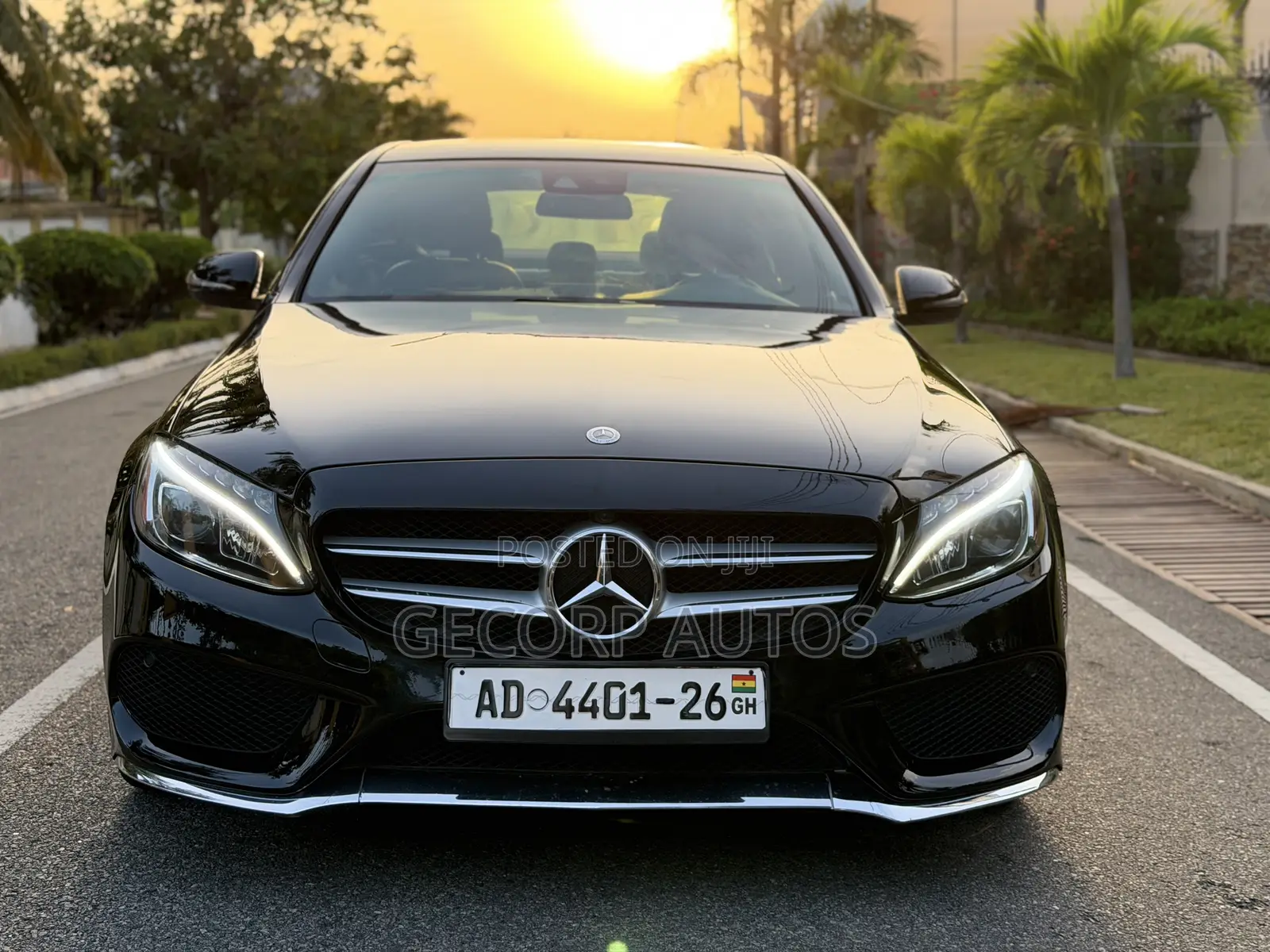 Mercedes-Benz C300 Sport 4Matic Sedan AWD (2.0L 4cyl 7A) 2017 Black