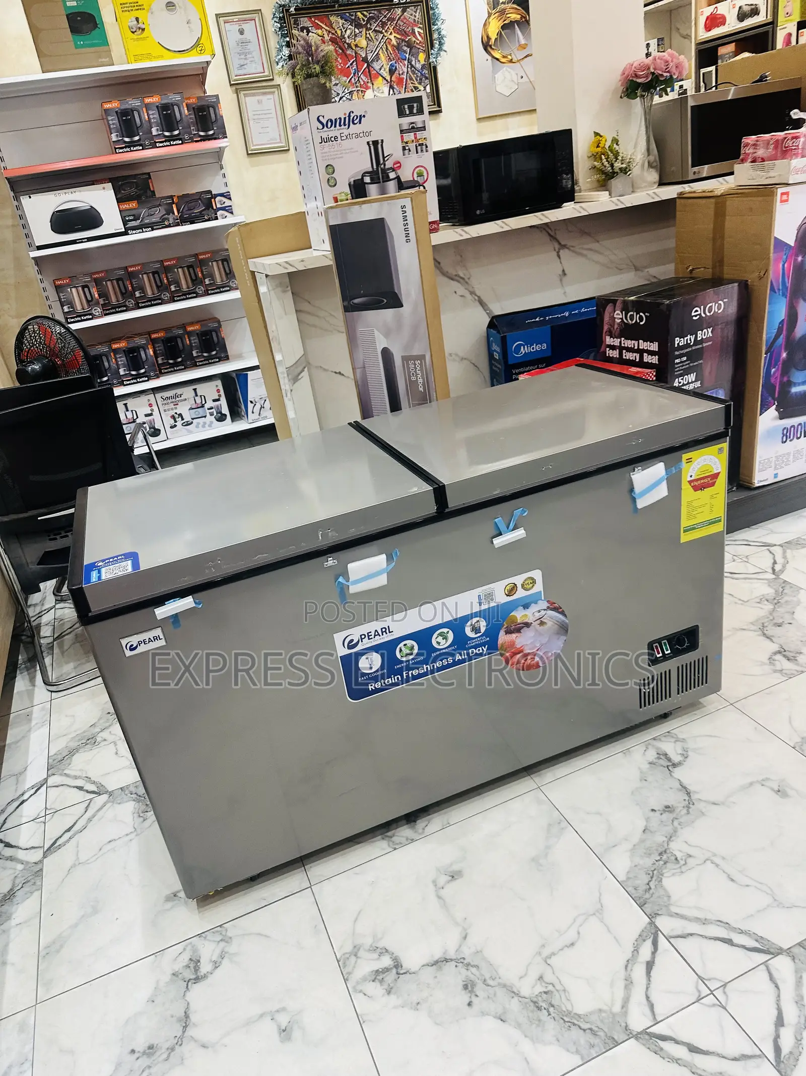 Available Now at Store Chest Freezer PCF-5310-6f. 413l