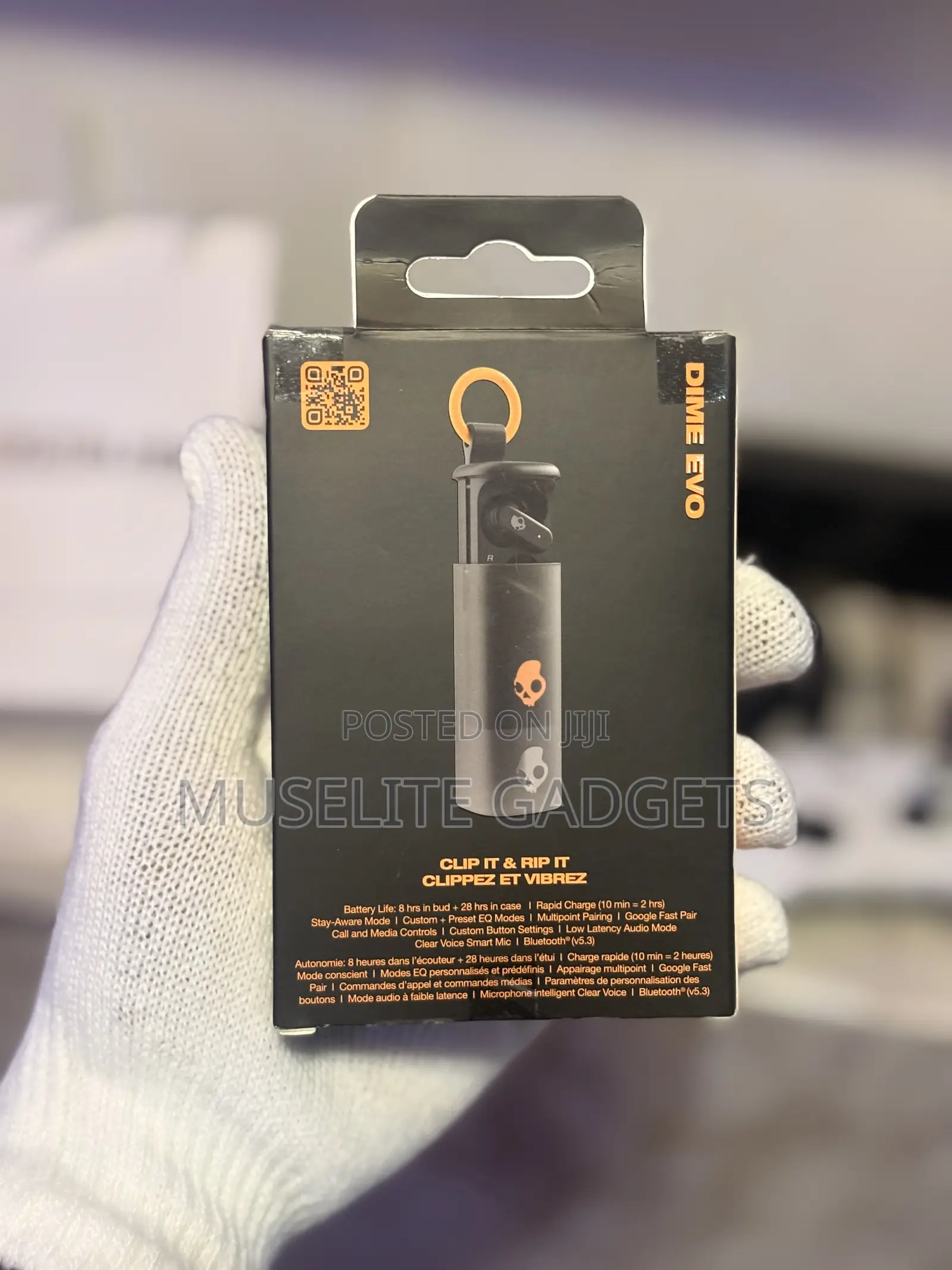 Skullcandy Dime Evo Wireless Earbuds -Compact, Strong Bass, Bluetooth