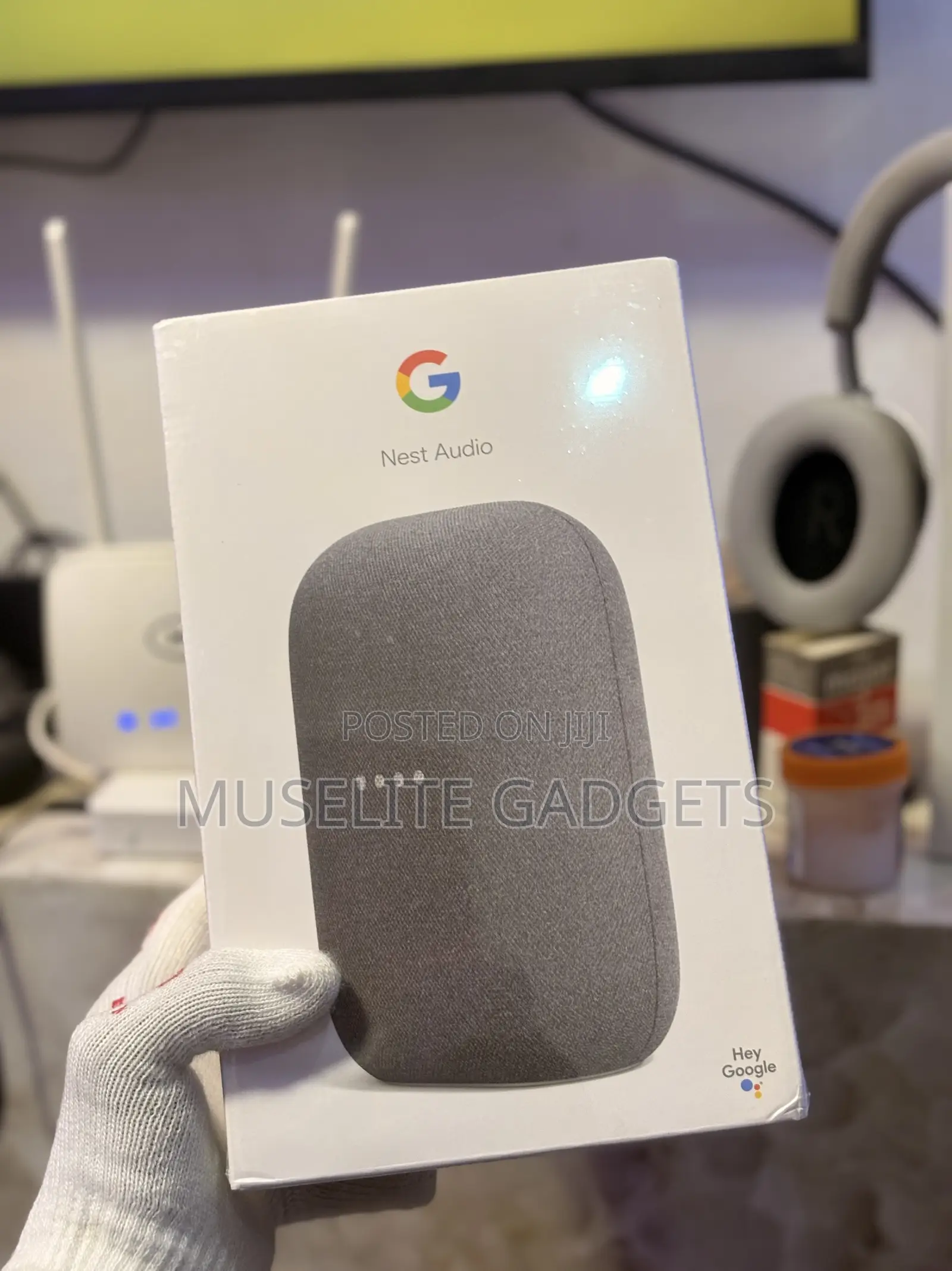 Google Nest Audio Smart Speaker -Google Assist, Deep Bass, Clear Sound