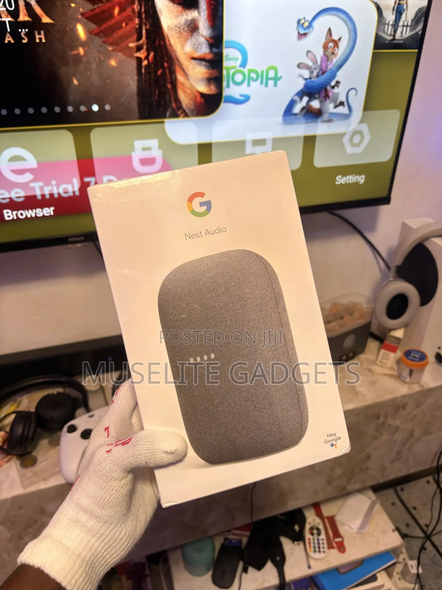 Google Nest Audio Smart Speaker -Google Assist, Deep Bass, Clear Sound