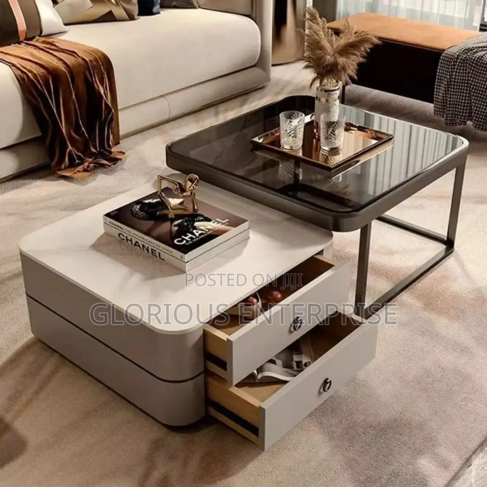 2 in 1 Drawer Table