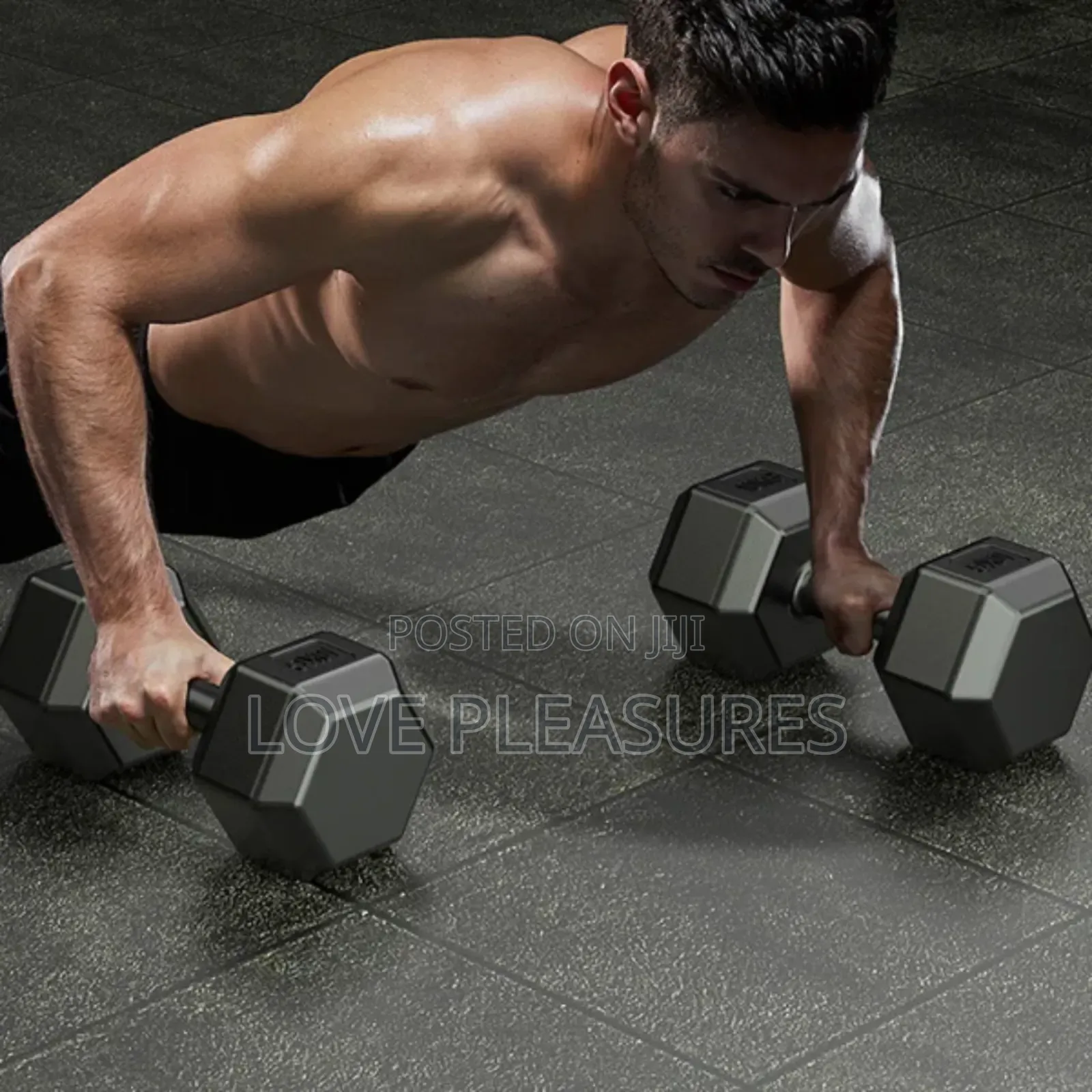 25kg Pair of Brand New Hex Dumbells
