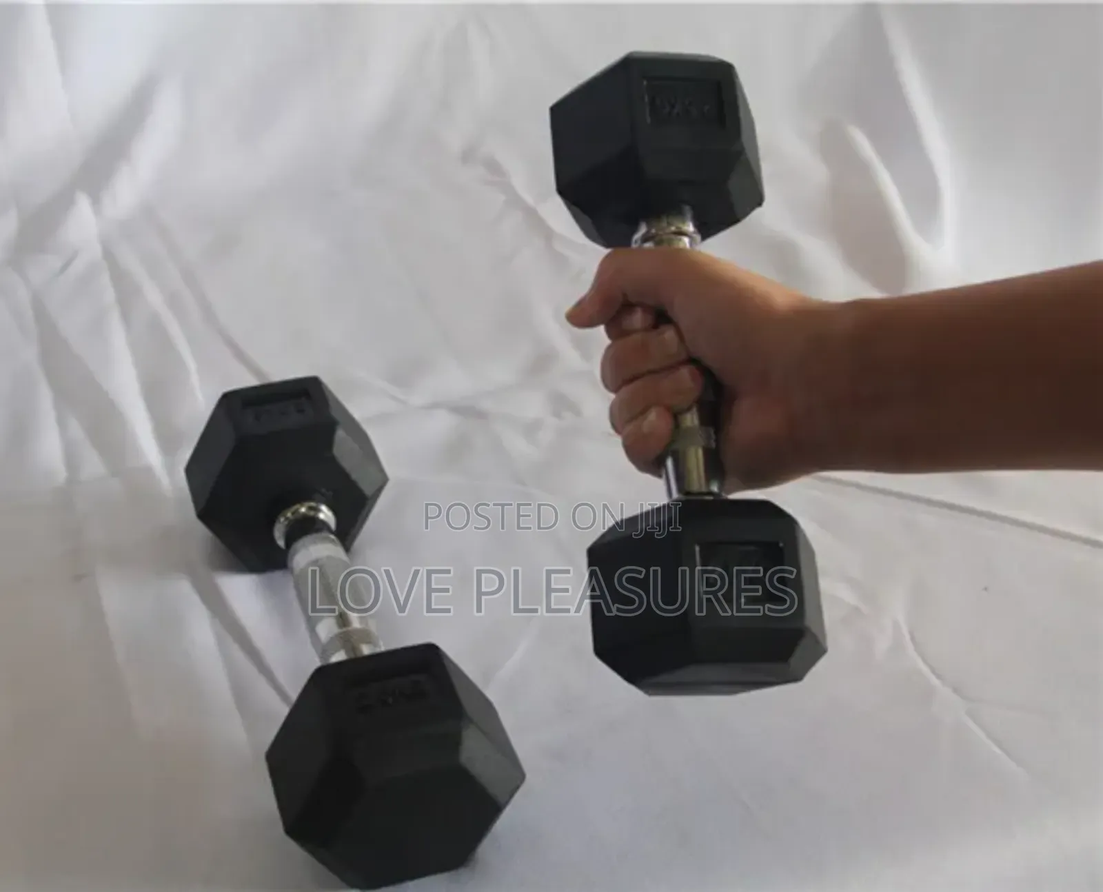 25kg Pair of Brand New Hex Dumbells